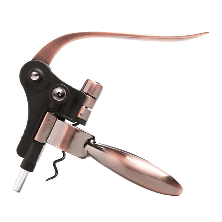 Wine Opener Corkscrew Household Zinc Alloy Manual Bottle Opener, Color: Bronze Color