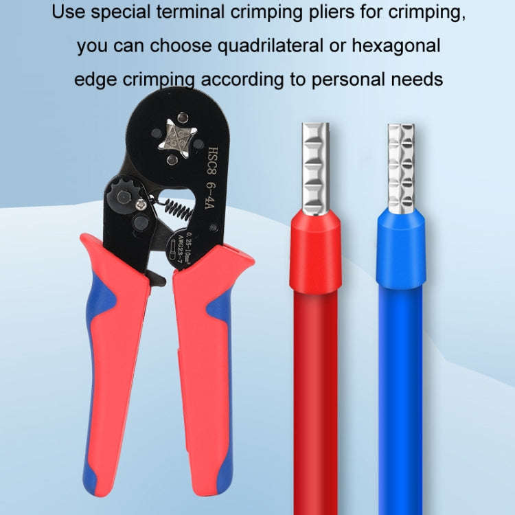 800pcs /Set Tube-Type Cold-Pressed Terminal Block Crimping Pliers Plastic Box Set