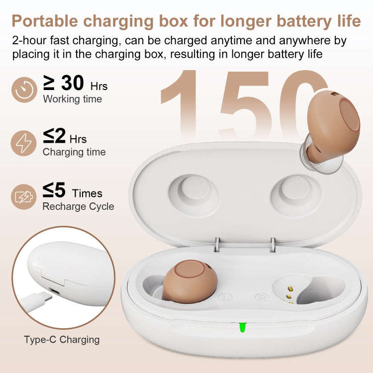 Z-26D1 Digital DSP In-ear TWS Invisible Hearing Aid Rechargeable Touch Control Sound Amplifier(Sk...