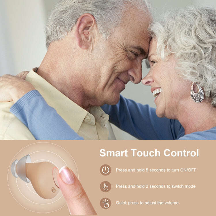Z-26D1 Digital DSP In-ear TWS Invisible Hearing Aid Rechargeable Touch Control Sound Amplifier(Sk...