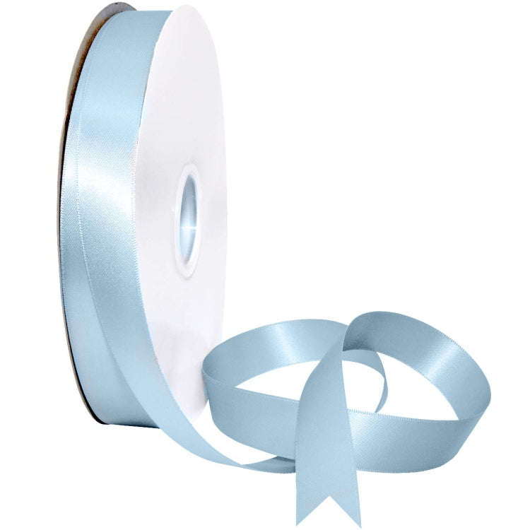 2.5cm X 91m Polyester Ribbon Gift Packaging Cake Wedding Decoration Ribbon, Color: Light Blue 305