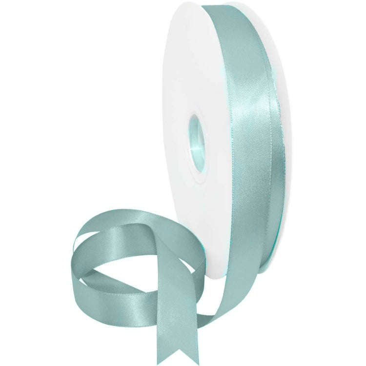 2.5cm X 91m Polyester Ribbon Gift Packaging Cake Wedding Decoration Ribbon, Color: Aqua 314