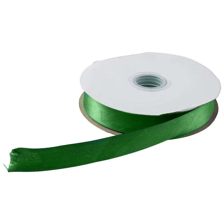 2.5cm X 91m Polyester Ribbon Gift Packaging Cake Wedding Decoration Ribbon, Color: Green 580