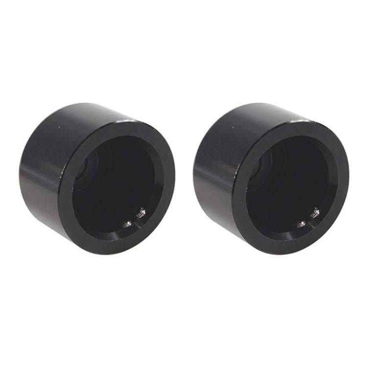 For Harley Davidson Motorcycle Modified Front Axle Wheel Covers Front Axle Decorative Cover(Black)