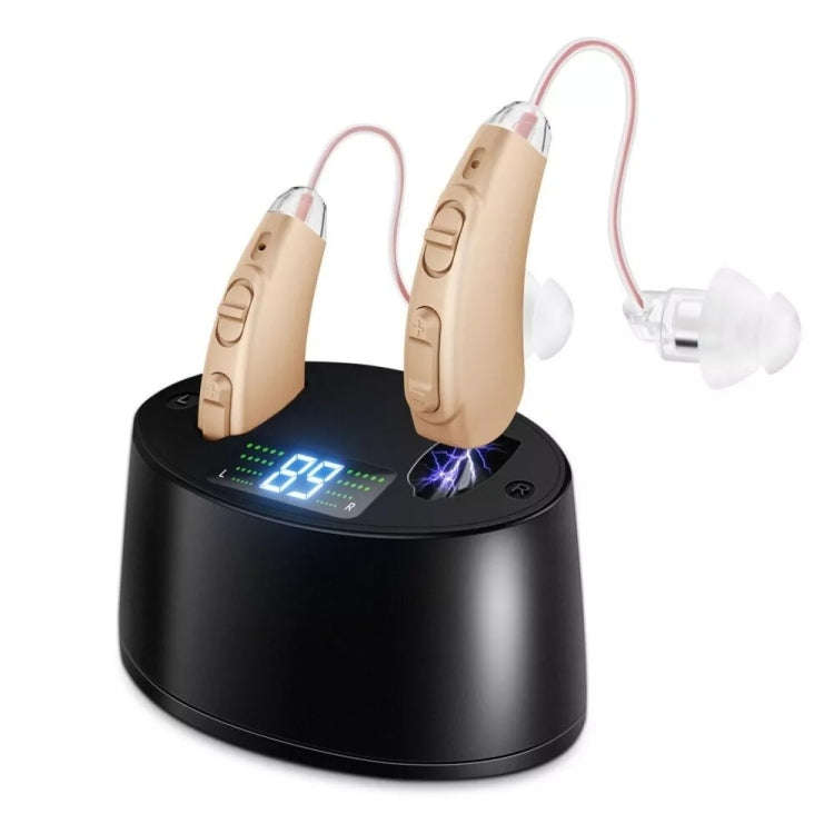 Z-128 Mini Invisible Rechargeable Digital Hearing Aid Personal Sound Amplifier(Skin Color)