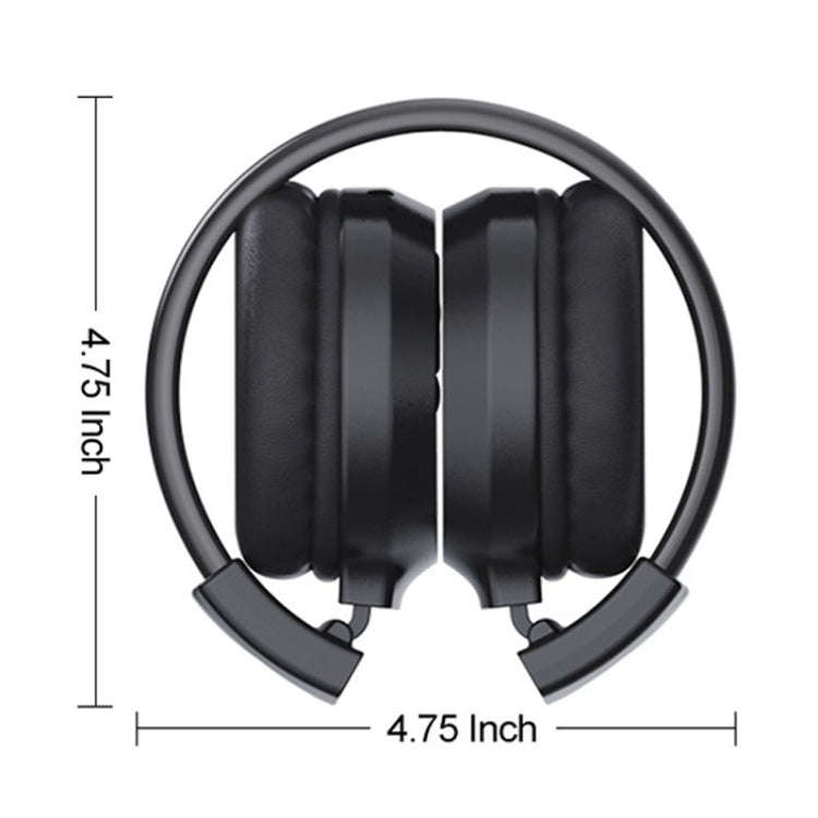 F4 Digital Display Automatic Scanning Foldable FM Radio Headphone, Spec: Charging Version