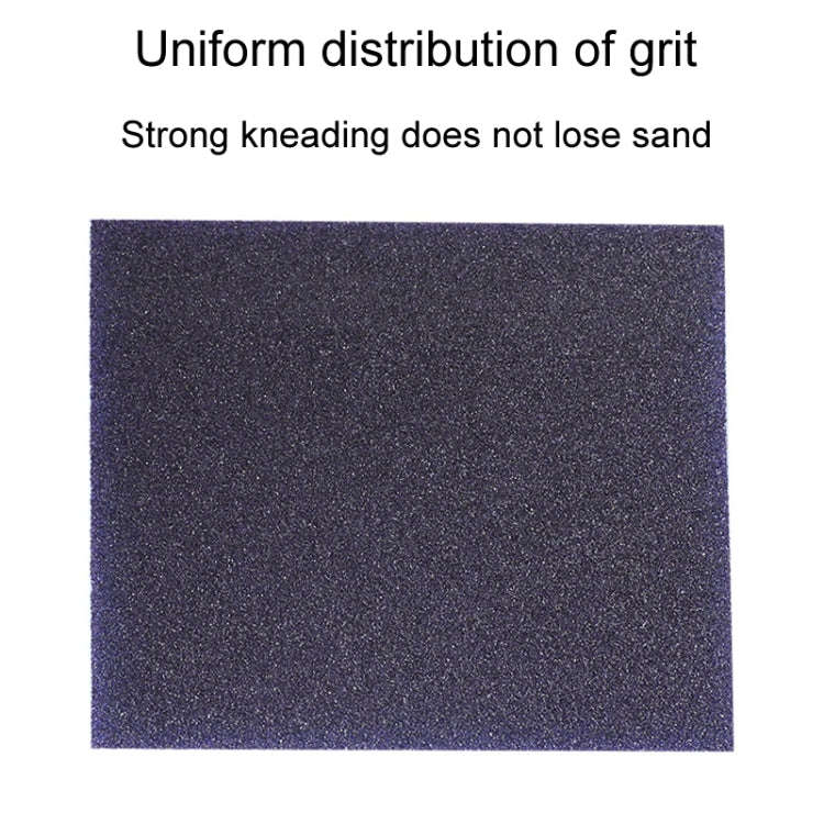 100# Woodworking Polishing Metal Rust Removal Wet And Dry Sponge Sandpaper