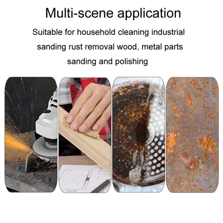 60# Woodworking Polishing Metal Rust Removal Wet And Dry Sponge Sandpaper