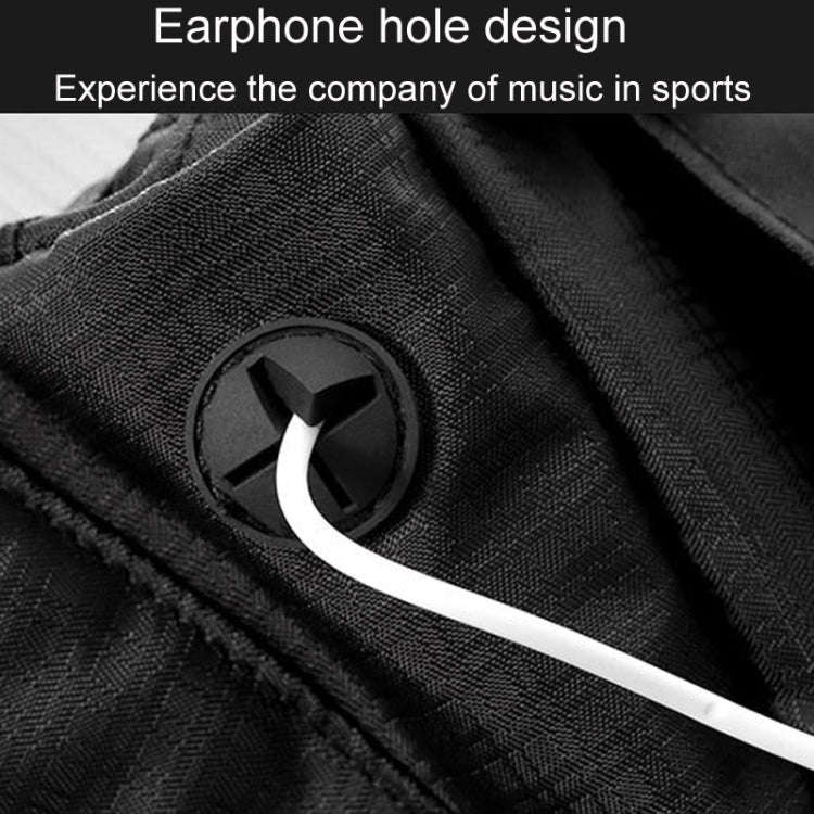 OUDU Outdoor Sports Waist Pack Male And Female Running Waterproof Cell Phone Bag(Black)