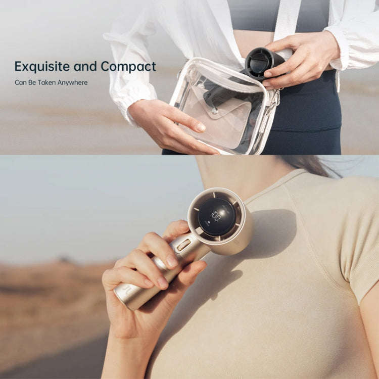 JisuLife FA53 Pro 1 High-speed Powerful Cooling Handheld Small Fan Mini Portable USB Rechargeable...
