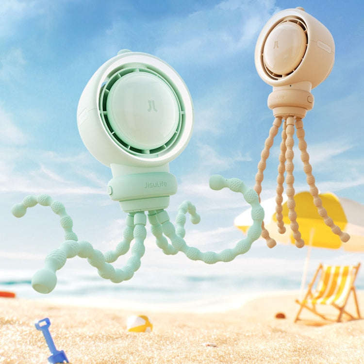 JisuLife Stroller Fan Life2S High Speed Energy Saving Stroller Mini Fan Octopus Bladeless Swingab...