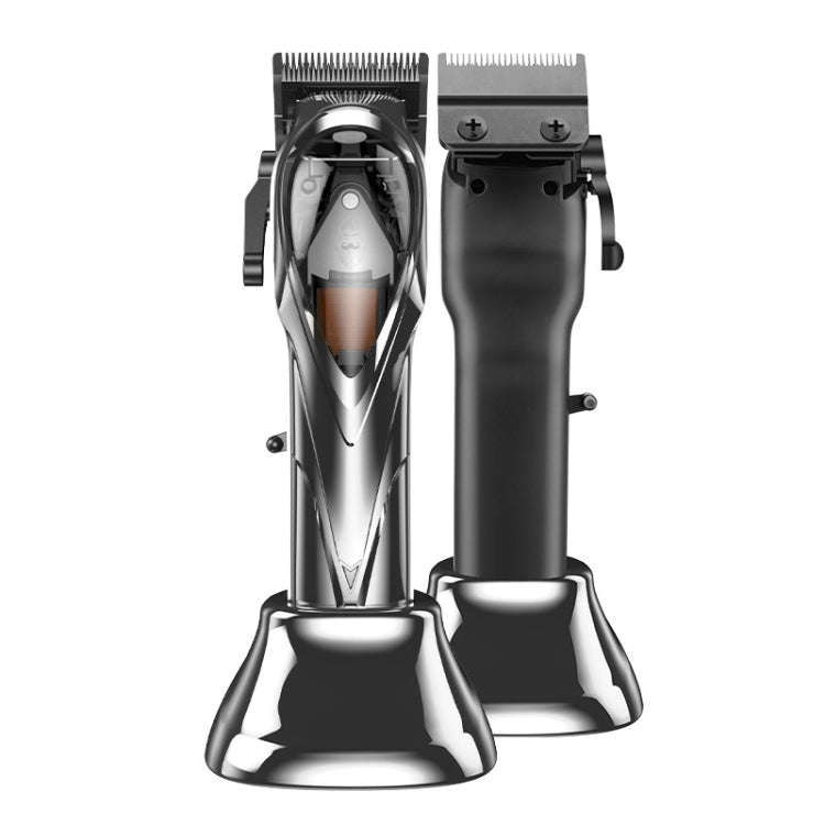 Rechargeable Magnetic Suspension High-speed Electric Hair Clipper(Silver)