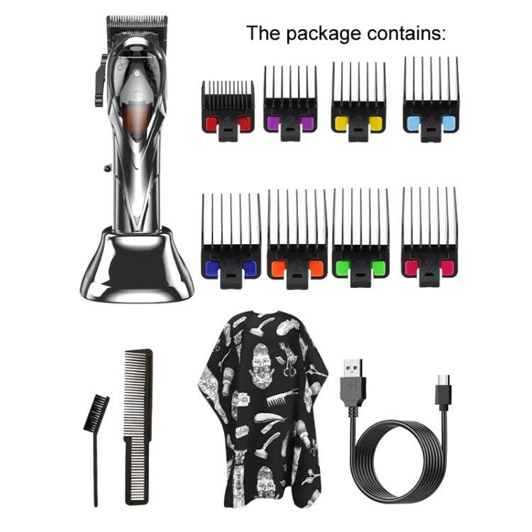 Rechargeable Magnetic Suspension High-speed Electric Hair Clipper(Blue)