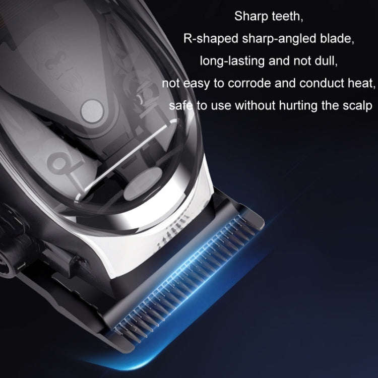 Rechargeable Magnetic Suspension High-speed Electric Hair Clipper(Blue)