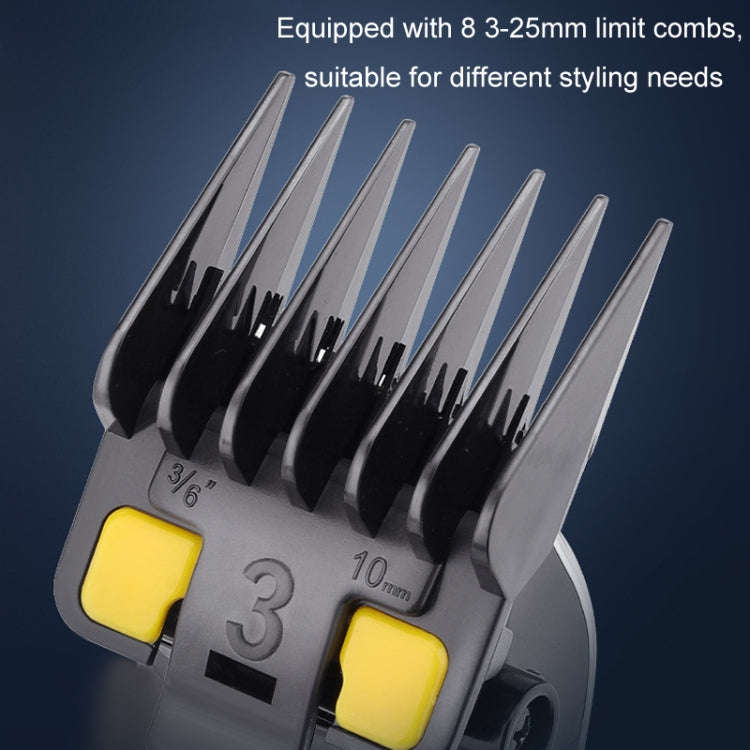 Rechargeable Magnetic Suspension High-speed Electric Hair Clipper(Blue)