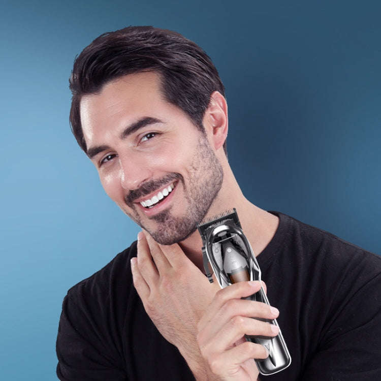Rechargeable Magnetic Suspension High-speed Electric Hair Clipper(Blue)