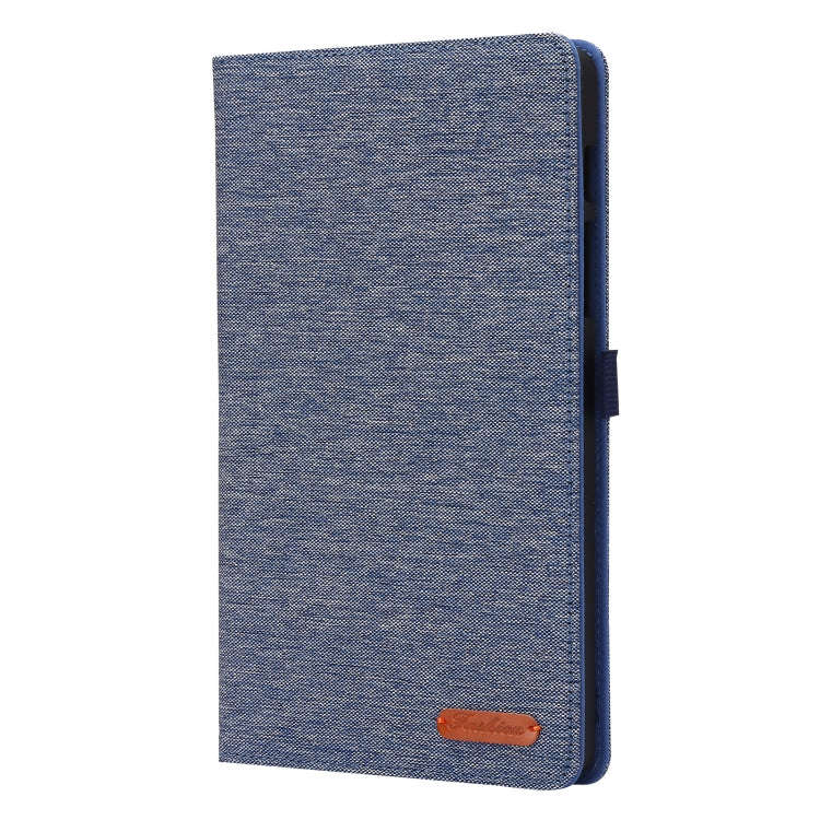 For Blackview Tab 60 8.68-Inch Fabric Leather Tablet Case(Blue)
