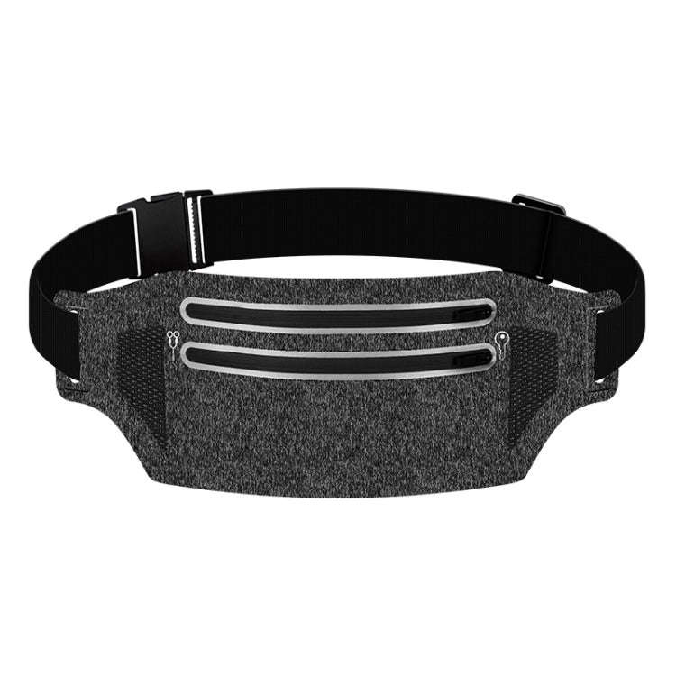 Outdoor Running Cell Phone Waist Pack Men And Women Waterproof Sports Gear, Style: Dual Zipper He...