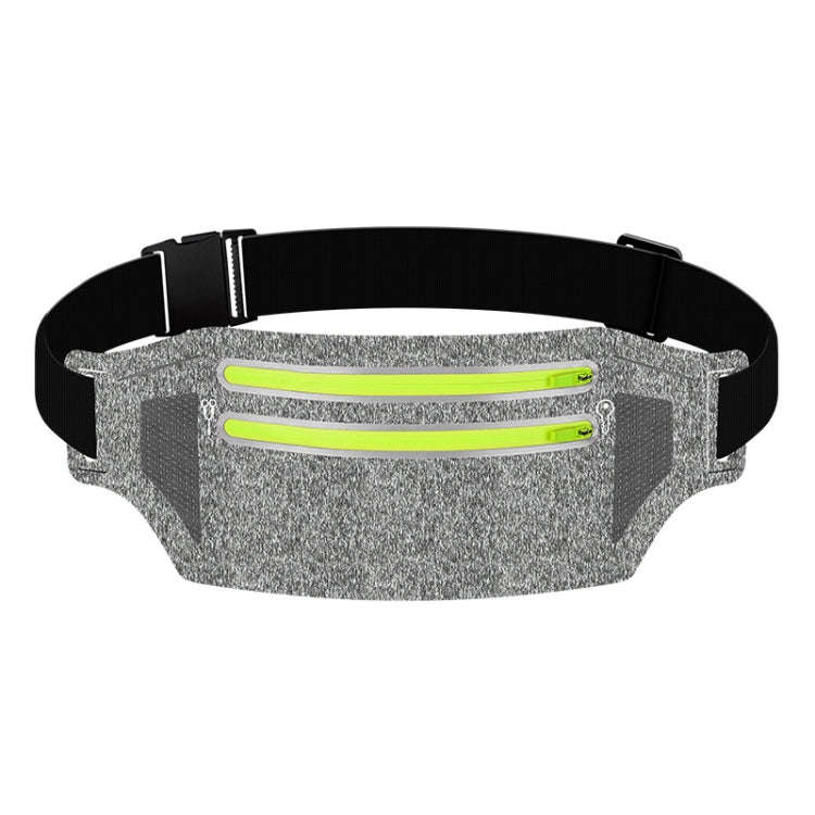 Outdoor Running Cell Phone Waist Pack Men And Women Waterproof Sports Gear, Style: Dual Zipper He...