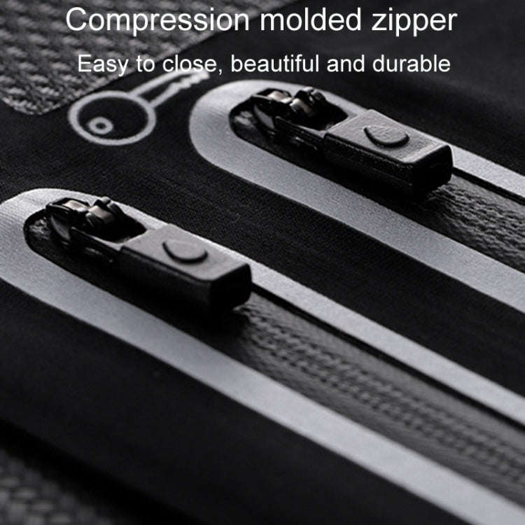 Outdoor Running Cell Phone Waist Pack Men And Women Waterproof Sports Gear, Style: Single Zipper ...