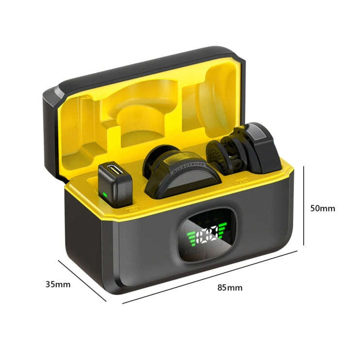 J6 Smart Digital Display Noise Reduction Magnetic Wireless Collar Microphone, Spec: 8 Pin