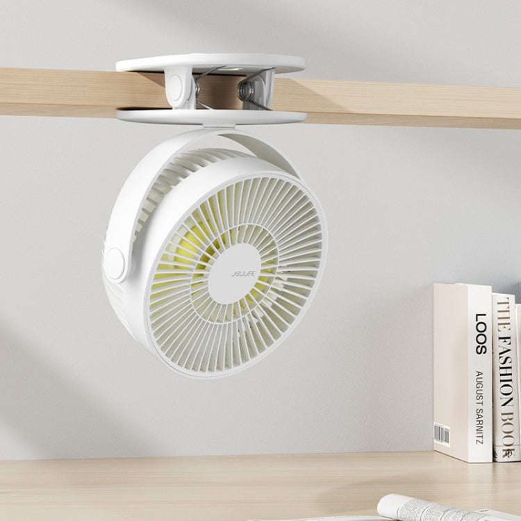 JisuLife FA29A Clip Desktop Mini Fan Portable USB Rechargeable Fan(White)