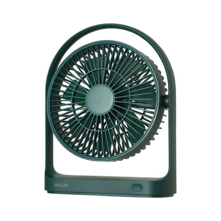 JisuLife FA19 4000mAh Wireless Rechargeable Desktop Mini Fan Silent Portable Fan(Green)