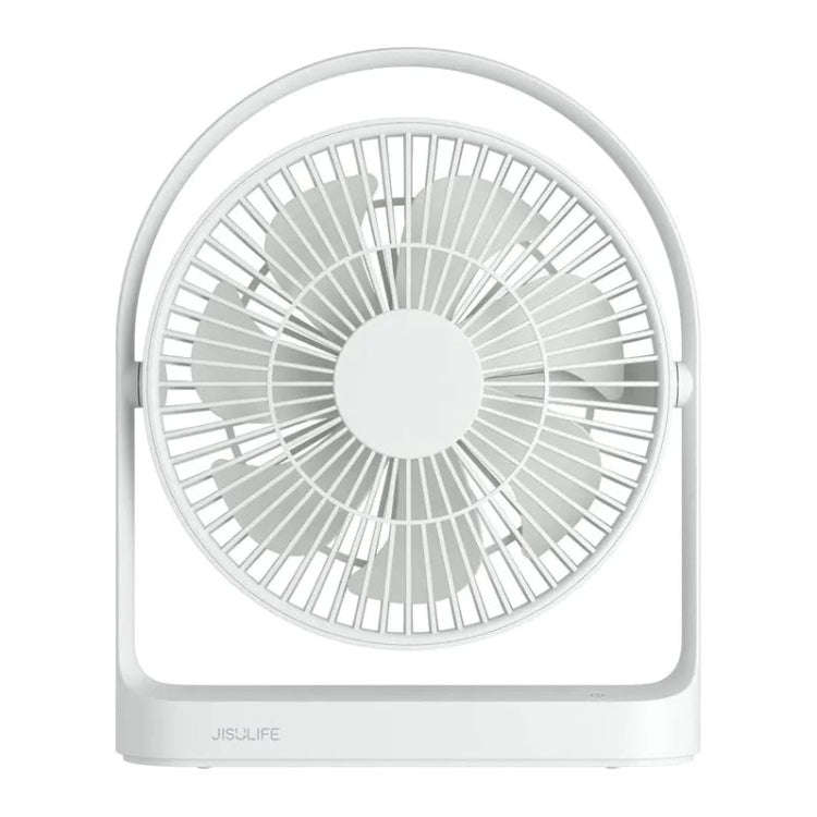 JisuLife FA27 Desktop Wireless Rechargeable Fan Office Table Mini Fan(Light Gray)