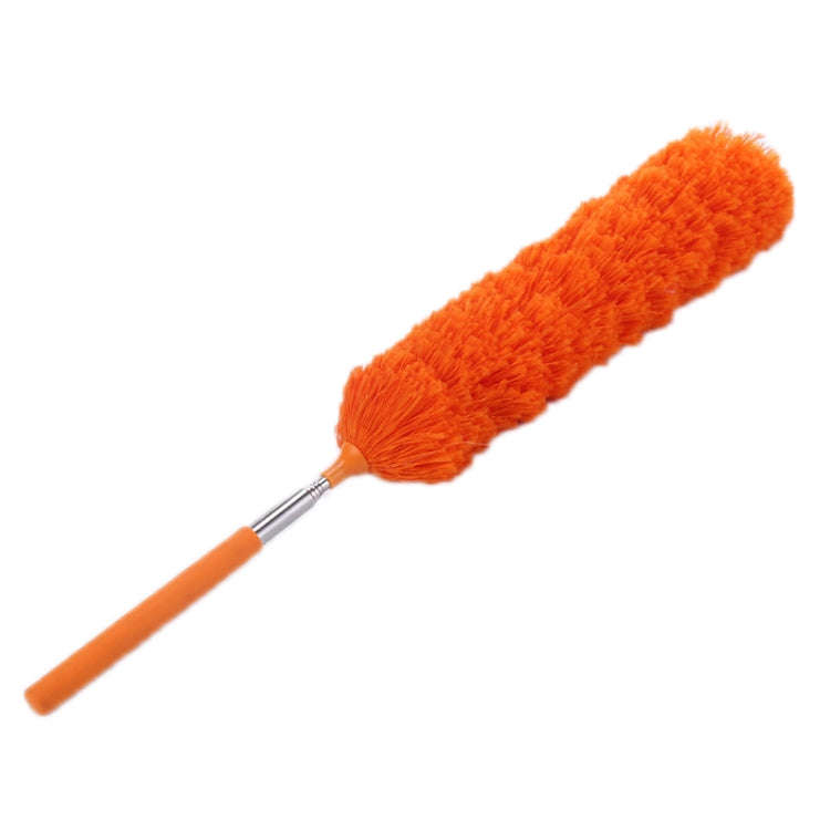 Stainless Steel Telescopic Bendable Household Duster(Orange)