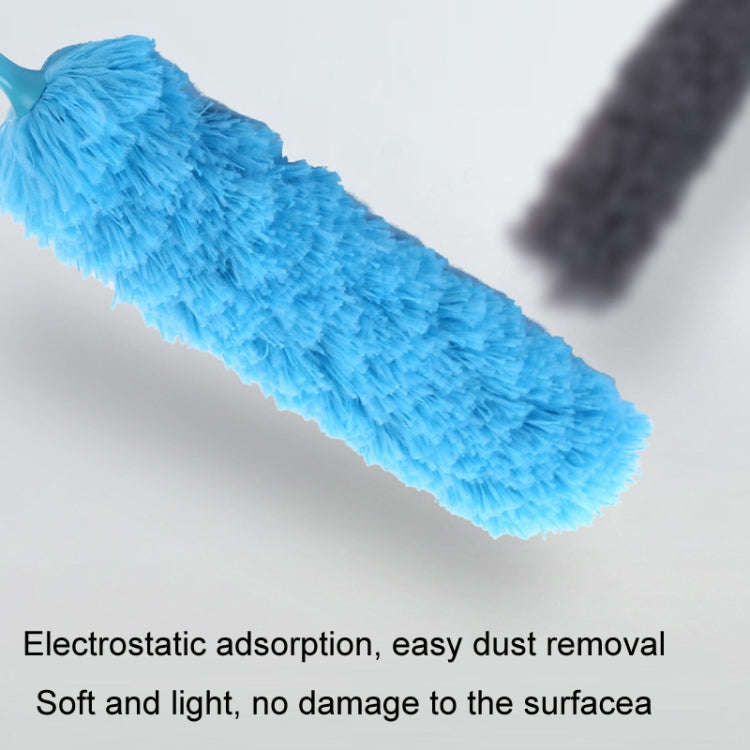 Stainless Steel Telescopic Bendable Household Duster(Green)