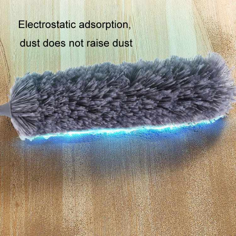 Stainless Steel Telescopic Bendable Household Duster(Green)