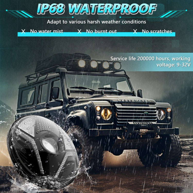 7 inch Beetle Style High-power Car Headlights For Wrangler(R14)