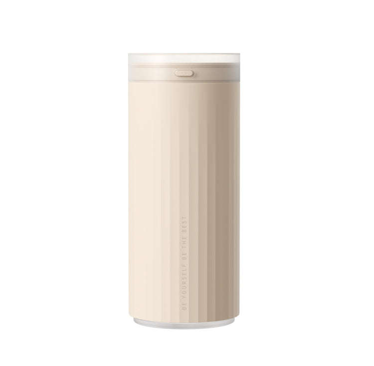 JisuLife HU16 Desktop Dual Mist Ports Humidifier, Color: Brown Rechargeable
