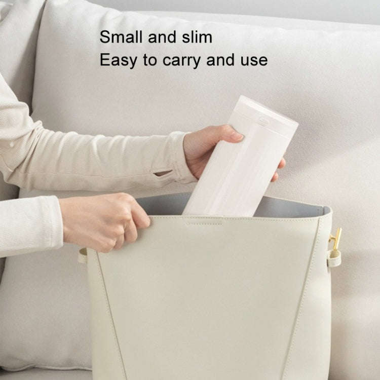 JisuLife HU16 Desktop Dual Mist Ports Humidifier, Color: White Plug-in