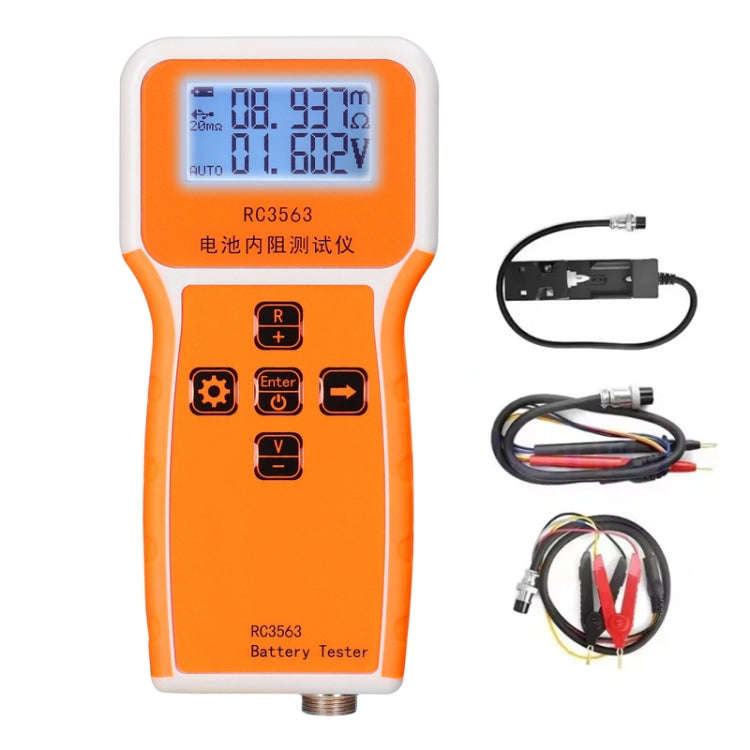 High-Precision Battery Voltage Internal Resistance Tester, Specifications: Host+Probe+Clip+Clamp