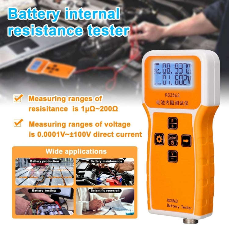 High-Precision Battery Voltage Internal Resistance Tester, Specifications: Host+Probe