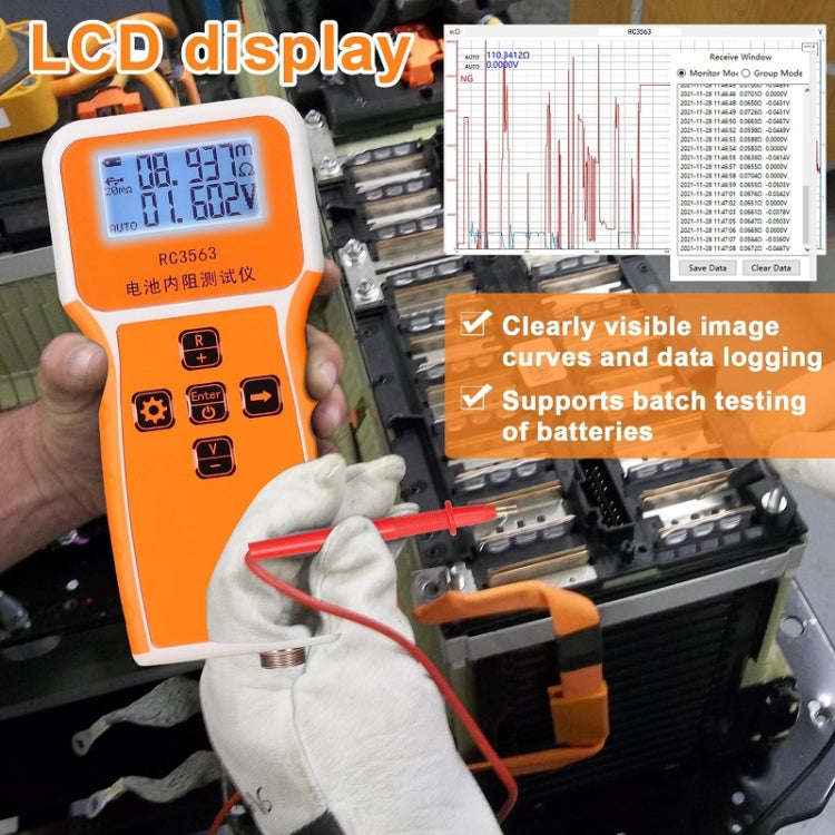 High-Precision Battery Voltage Internal Resistance Tester, Specifications: Host
