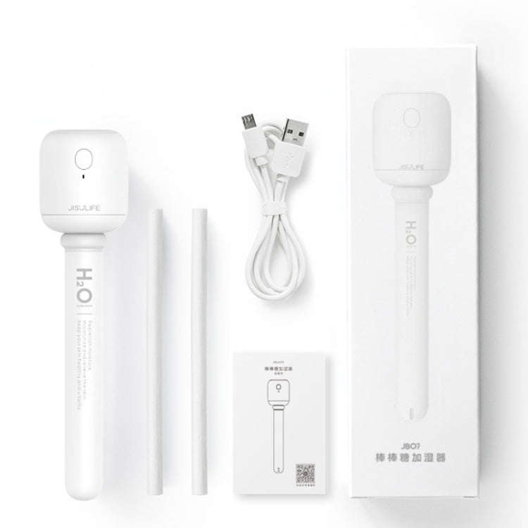 JisuLife JB07 Wireless High Mist Portable Humidifier, No Water Tank, Color: White 2200mAh