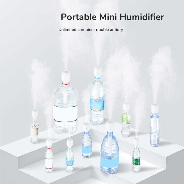 JisuLife JB07 Wireless High Mist Portable Humidifier, No Water Tank, Color: White 2200mAh