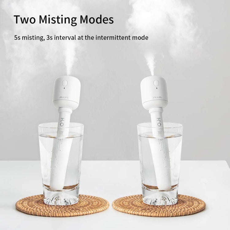 JisuLife JB07 Wireless High Mist Portable Humidifier, No Water Tank, Color: White 2200mAh