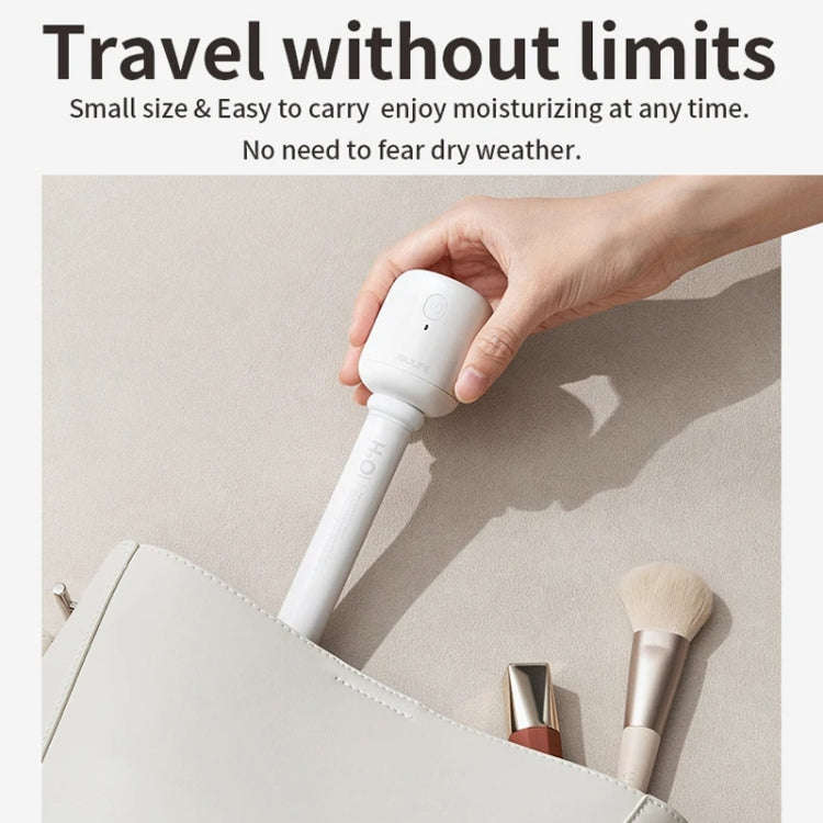 JisuLife JB07 Wireless High Mist Portable Humidifier, No Water Tank, Color: White 2200mAh