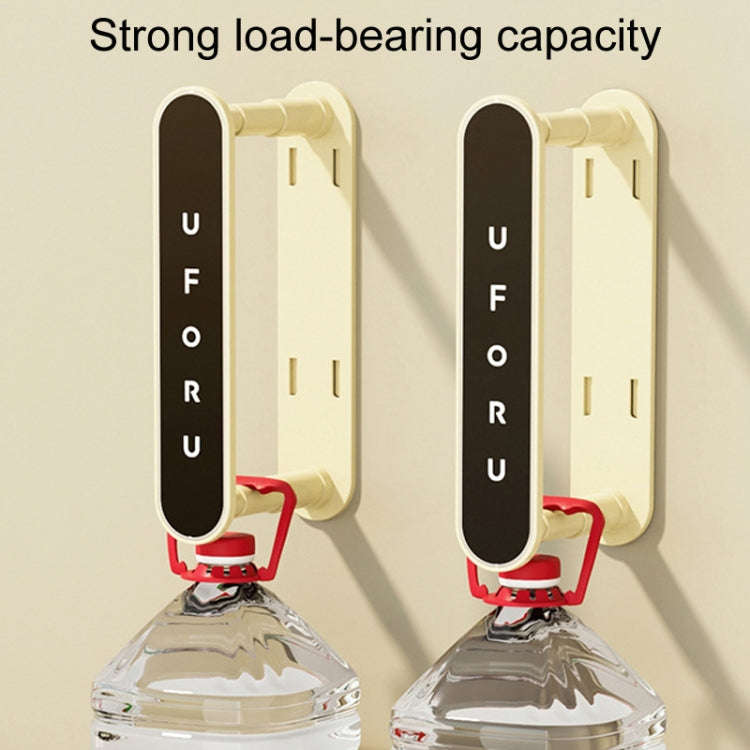Retractable Clothes Rack Organizer Multifunctional Household Hole-Free Balcony Storage Shelf(Milk...