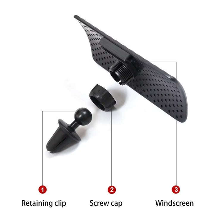Car Universal Air Conditioner Direct Blow Protection Windshield, Size: Large