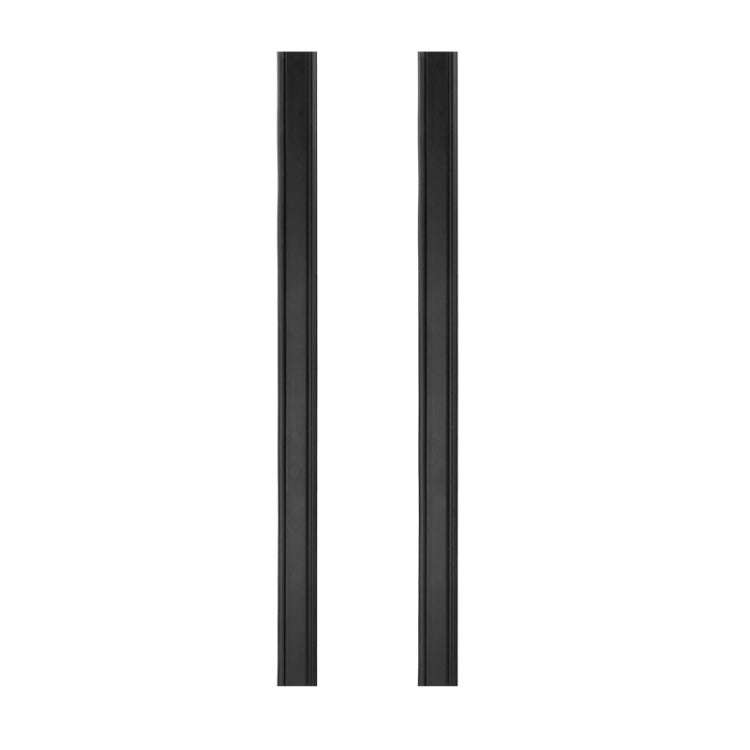 1pair Car Side Window Wipers Removing Water Mist Universal Rubber Strips