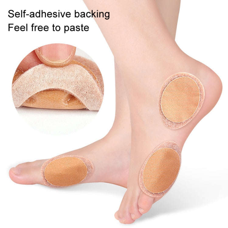 2pcs /Set Felt Chicken Eye Stickers Foot Callus Anti Abrasion Blister Stickers High Heels Soft Pl...