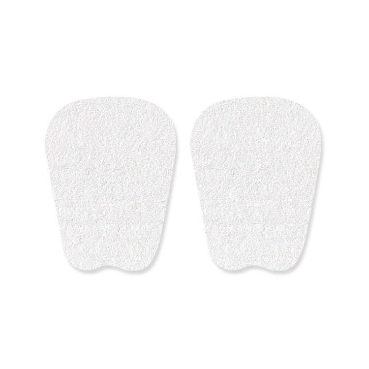 2pcs /Set Felt Tongue Stickers Soft Rebound Self-Adhesive Forefoot Pads, Size: M 8.5x5.8x0.3cm(Wh...