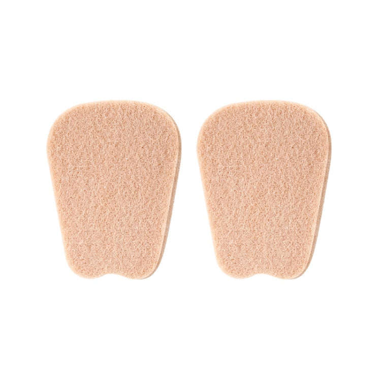 2pcs /Set Felt Tongue Stickers Soft Rebound Self-Adhesive Forefoot Pads, Size: L 8.5x6.5x0.3cm(Sk...