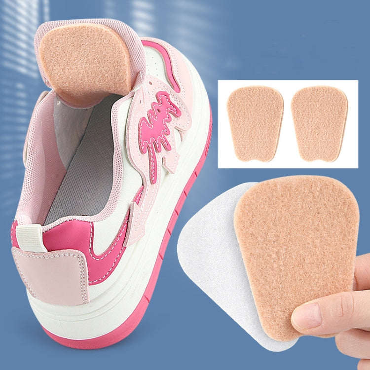 2pcs /Set Felt Tongue Stickers Soft Rebound Self-Adhesive Forefoot Pads, Size: L 8.5x6.5x0.3cm(Sk...