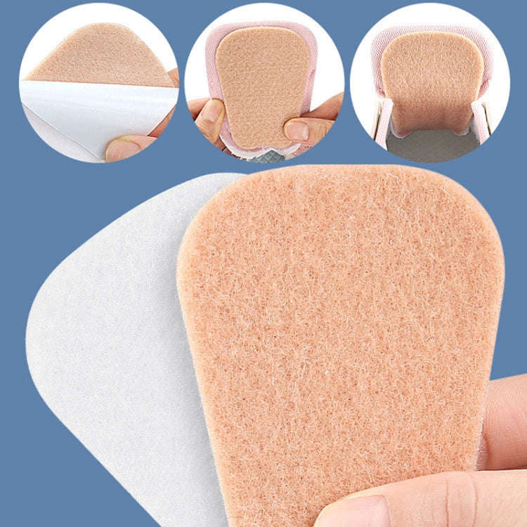2pcs /Set Felt Tongue Stickers Soft Rebound Self-Adhesive Forefoot Pads, Size: L 8.5x6.5x0.3cm(Sk...