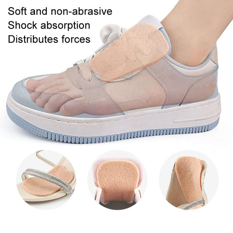 2pcs /Set Felt Tongue Stickers Soft Rebound Self-Adhesive Forefoot Pads, Size: L 8.5x6.5x0.3cm(Sk...
